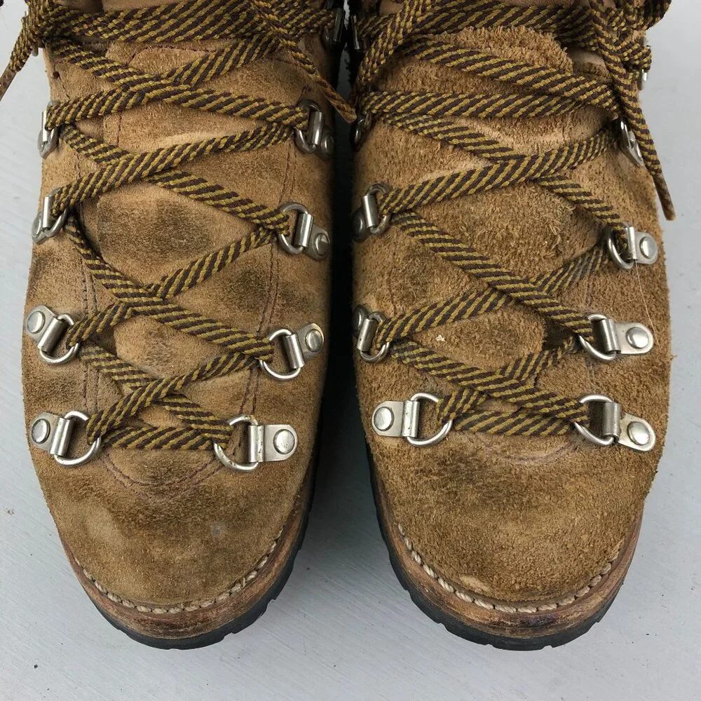 Vasque VTG Men's Size 5.5M Brown Genuine Leather Mountaineering Hiking Boots